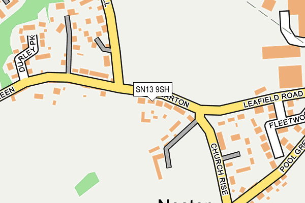 SN13 9SH map - OS OpenMap – Local (Ordnance Survey)