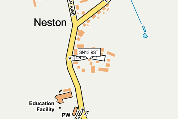 Map of WILKINSON SIMONS DEVELOPMENT LIMITED at local scale