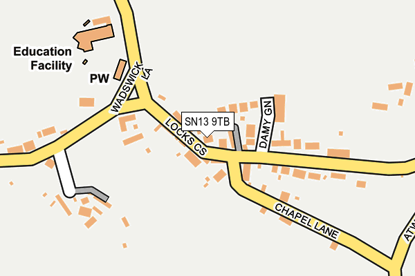 Map of FINCH DELIVERY LTD at local scale