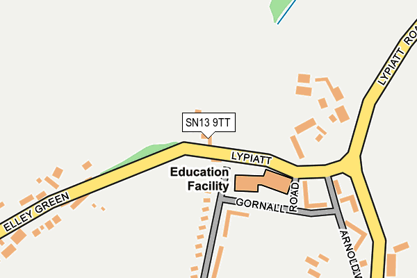 SN13 9TT map - OS OpenMap – Local (Ordnance Survey)