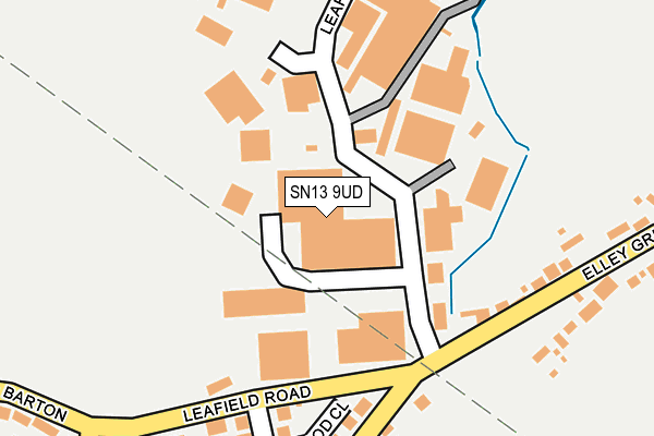 SN13 9UD map - OS OpenMap – Local (Ordnance Survey)