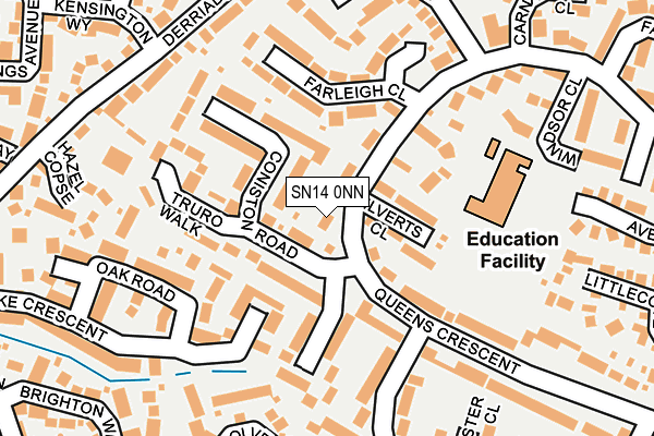 SN14 0NN map - OS OpenMap – Local (Ordnance Survey)