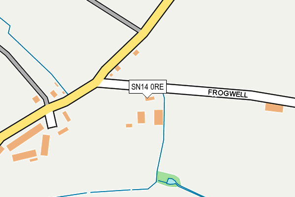 SN14 0RE map - OS OpenMap – Local (Ordnance Survey)