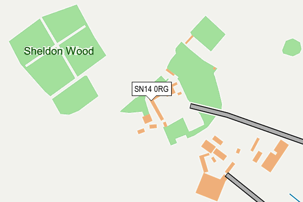 SN14 0RG map - OS OpenMap – Local (Ordnance Survey)