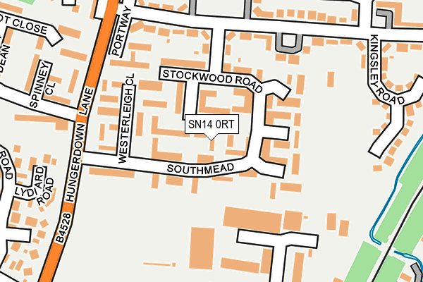 SN14 0RT map - OS OpenMap – Local (Ordnance Survey)