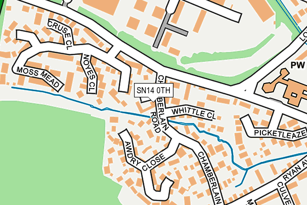 SN14 0TH map - OS OpenMap – Local (Ordnance Survey)