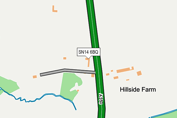 SN14 6BQ map - OS OpenMap – Local (Ordnance Survey)