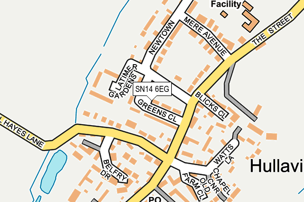 SN14 6EG map - OS OpenMap – Local (Ordnance Survey)