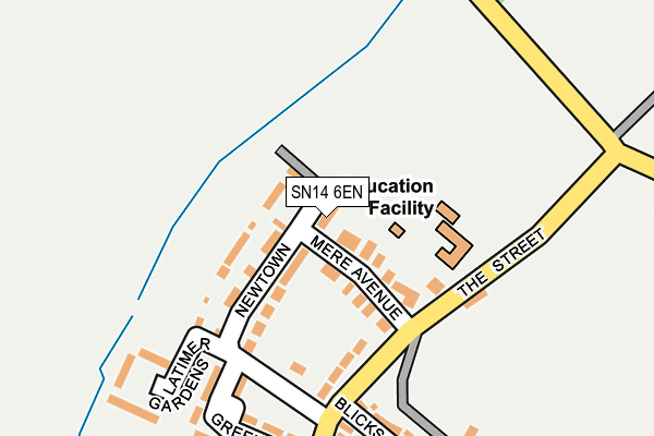 SN14 6EN map - OS OpenMap – Local (Ordnance Survey)