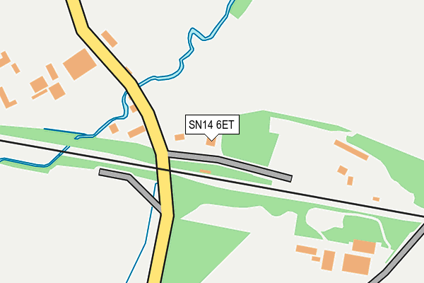 SN14 6ET map - OS OpenMap – Local (Ordnance Survey)