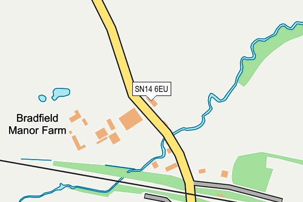 SN14 6EU map - OS OpenMap – Local (Ordnance Survey)