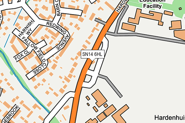 SN14 6HL map - OS OpenMap – Local (Ordnance Survey)