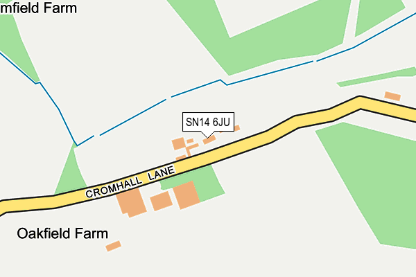 SN14 6JU map - OS OpenMap – Local (Ordnance Survey)