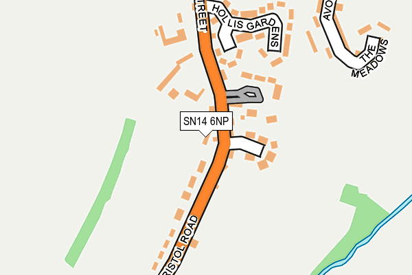 SN14 6NP map - OS OpenMap – Local (Ordnance Survey)