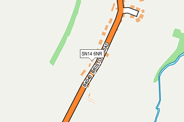 SN14 6NR map - OS OpenMap – Local (Ordnance Survey)