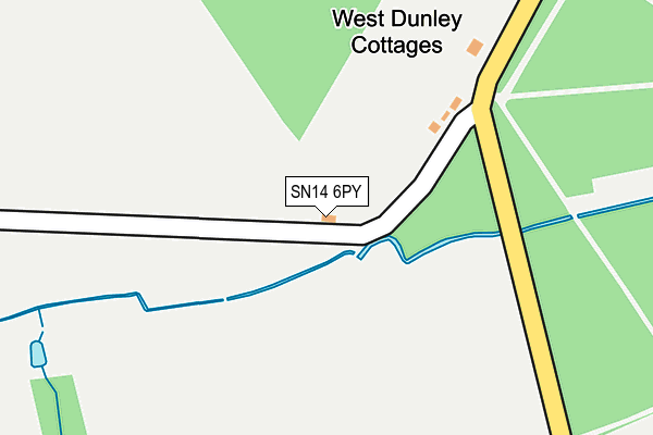 SN14 6PY map - OS OpenMap – Local (Ordnance Survey)