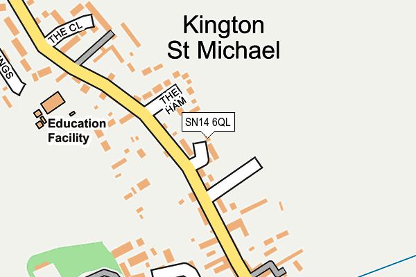 SN14 6QL map - OS OpenMap – Local (Ordnance Survey)