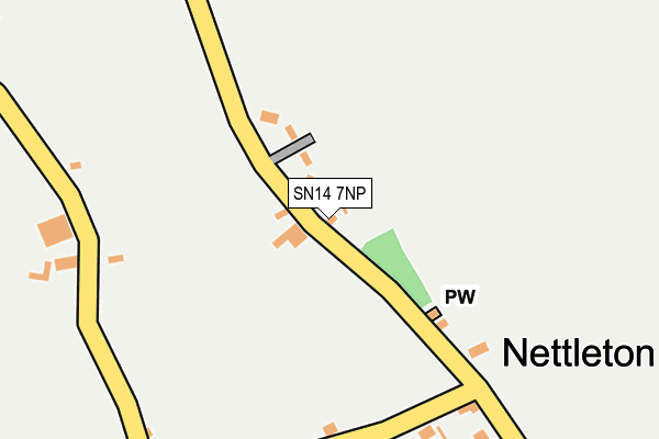 SN14 7NP map - OS OpenMap – Local (Ordnance Survey)
