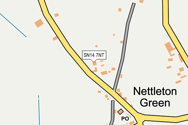 SN14 7NT map - OS OpenMap – Local (Ordnance Survey)