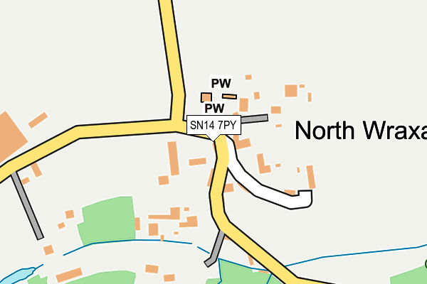 SN14 7PY map - OS OpenMap – Local (Ordnance Survey)