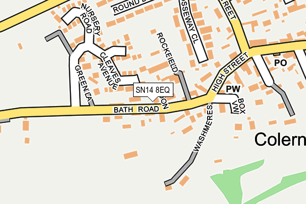 Map of KATHERINE PARTIS LIMITED at local scale