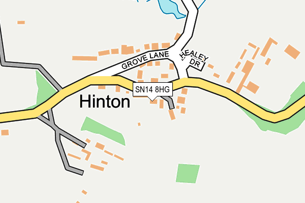 SN14 8HG map - OS OpenMap – Local (Ordnance Survey)