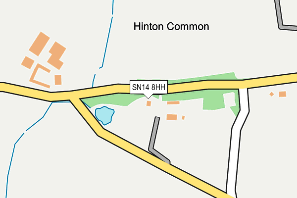 SN14 8HH map - OS OpenMap – Local (Ordnance Survey)