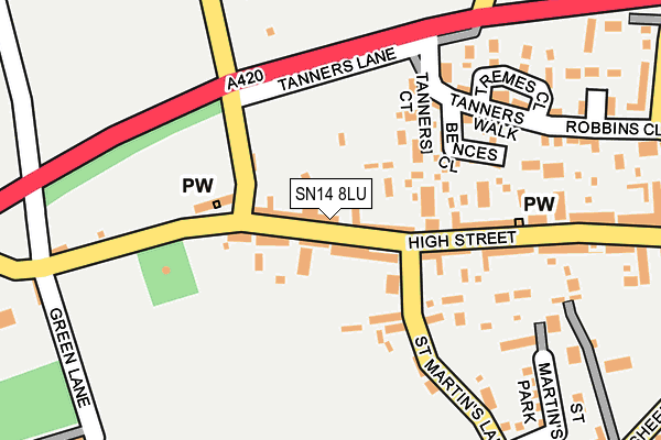 Map of BRADLEY ENTERPRISES LIMITED at local scale
