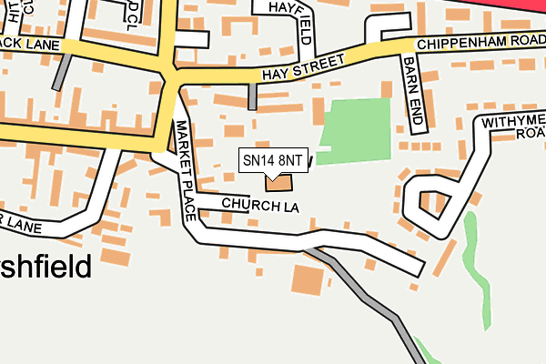 SN14 8NT map - OS OpenMap – Local (Ordnance Survey)