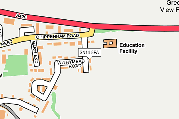 Map of WITHYFIELD MANAGEMENT CONSULTING LTD at local scale