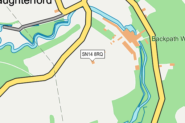 SN14 8RQ map - OS OpenMap – Local (Ordnance Survey)
