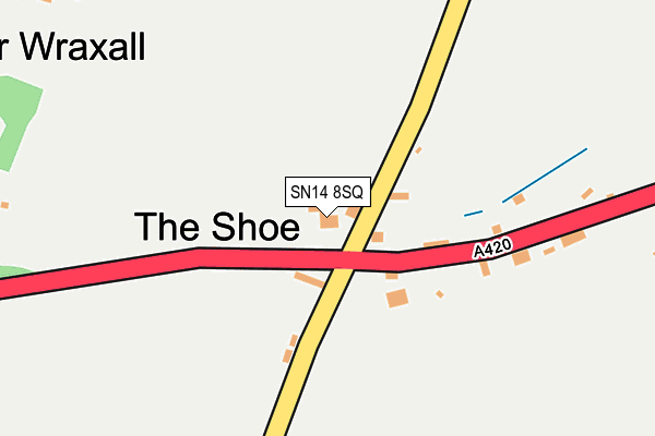 SN14 8SQ map - OS OpenMap – Local (Ordnance Survey)