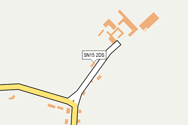 SN15 2DS map - OS OpenMap – Local (Ordnance Survey)