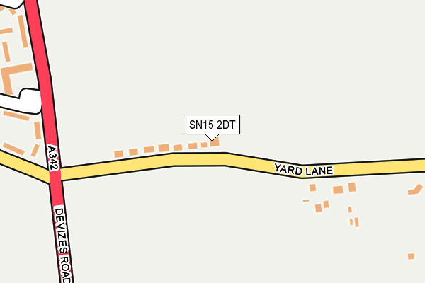 SN15 2DT map - OS OpenMap – Local (Ordnance Survey)