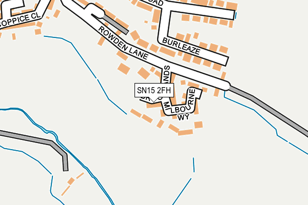 SN15 2FH map - OS OpenMap – Local (Ordnance Survey)