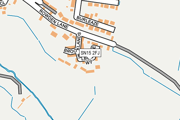 SN15 2FJ map - OS OpenMap – Local (Ordnance Survey)