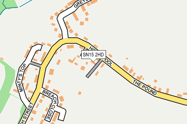 SN15 2HD map - OS OpenMap – Local (Ordnance Survey)