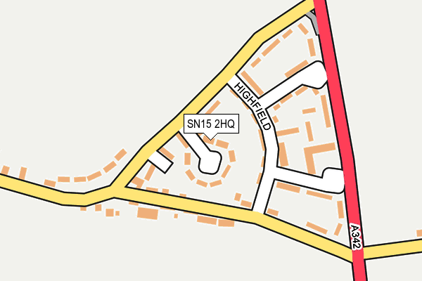 SN15 2HQ map - OS OpenMap – Local (Ordnance Survey)