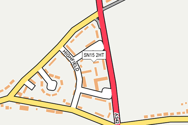 SN15 2HT map - OS OpenMap – Local (Ordnance Survey)