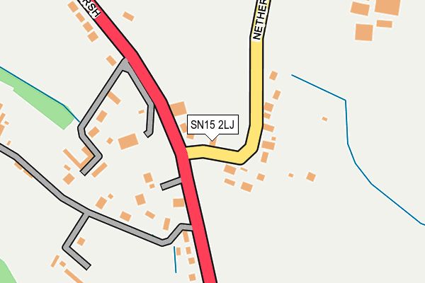 SN15 2LJ map - OS OpenMap – Local (Ordnance Survey)