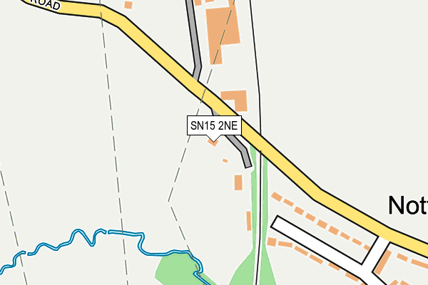 SN15 2NE map - OS OpenMap – Local (Ordnance Survey)