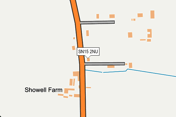 SN15 2NU map - OS OpenMap – Local (Ordnance Survey)