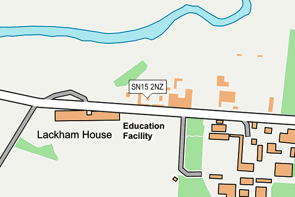 SN15 2NZ map - OS OpenMap – Local (Ordnance Survey)