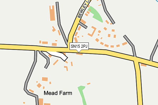 SN15 2PJ map - OS OpenMap – Local (Ordnance Survey)