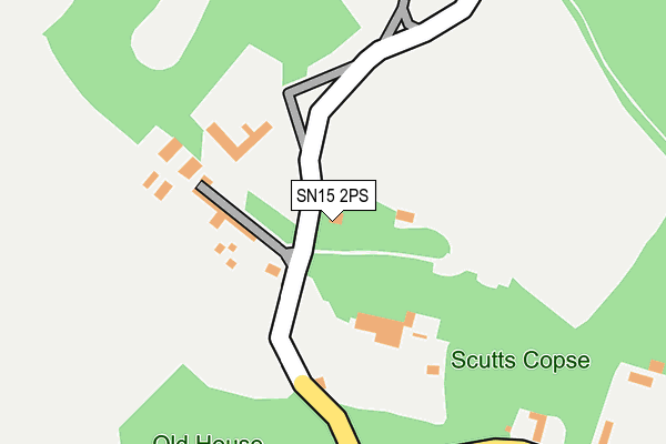 SN15 2PS map - OS OpenMap – Local (Ordnance Survey)