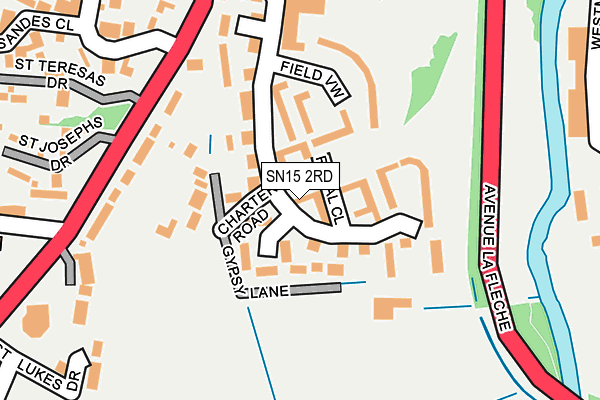 SN15 2RD map - OS OpenMap – Local (Ordnance Survey)