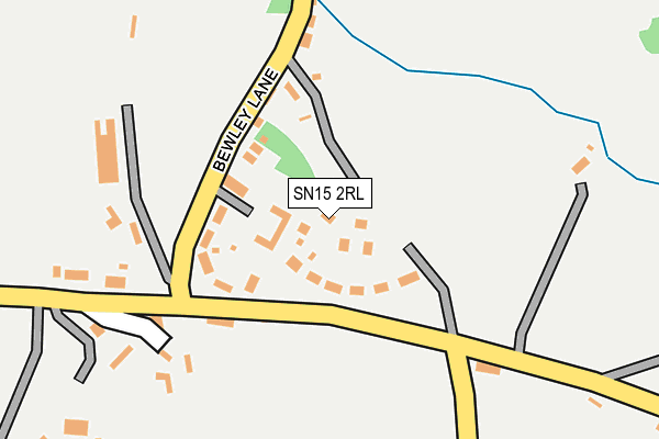 SN15 2RL map - OS OpenMap – Local (Ordnance Survey)