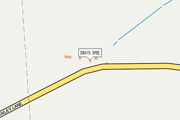 SN15 3RE map - OS OpenMap – Local (Ordnance Survey)
