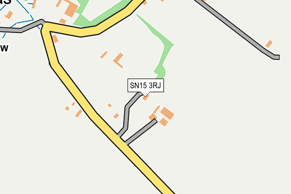 SN15 3RJ map - OS OpenMap – Local (Ordnance Survey)