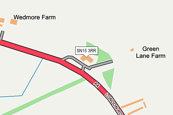 SN15 3RR map - OS OpenMap – Local (Ordnance Survey)